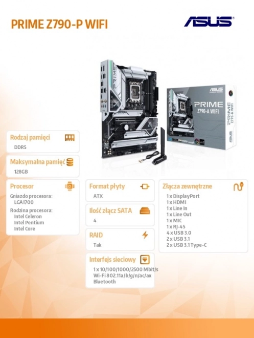 Carte mère Asus PRIME Z790-P WiFi