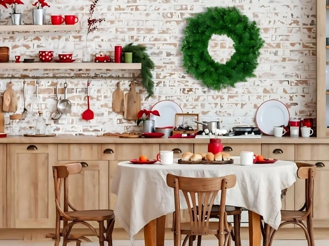 Couronne décorative de Noël 50 cm