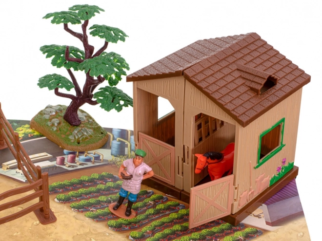 Ferme avec animaux et machines - 49 pcs