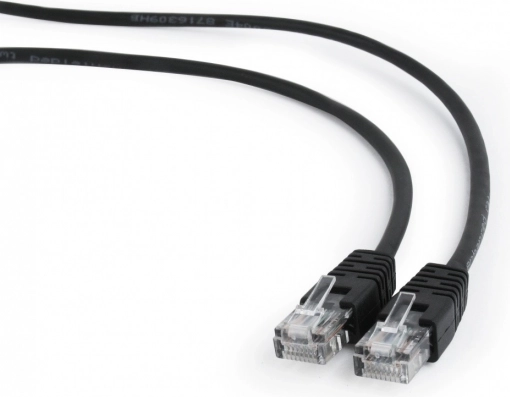 Câble patch Cat 5e 0,5 m noir