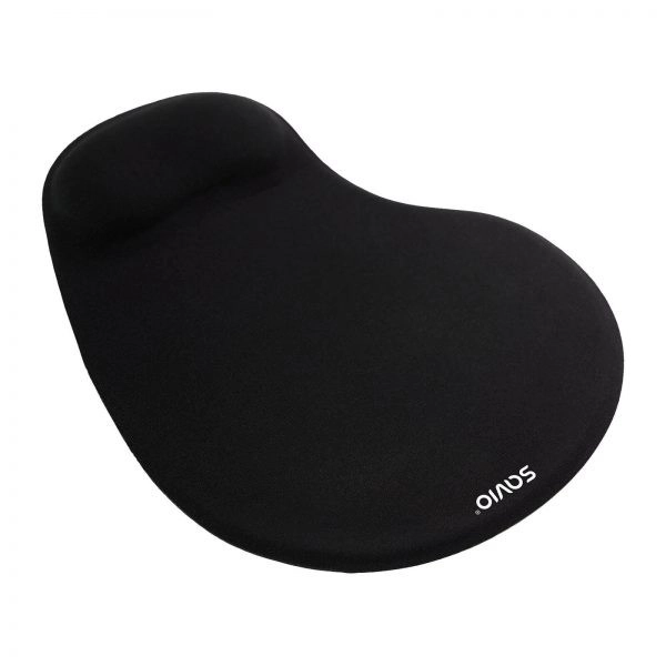 tapis de souris ergonomique noir SAVIO