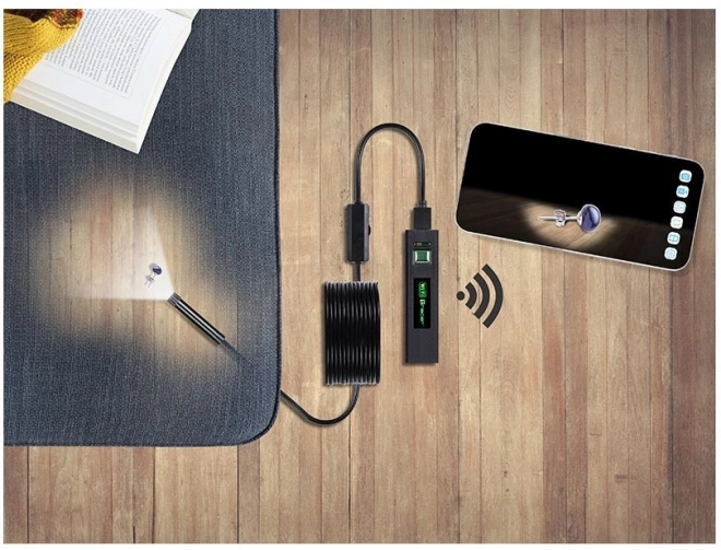 Caméra Endoscopique HardWire 5M 8MM LED WIFI