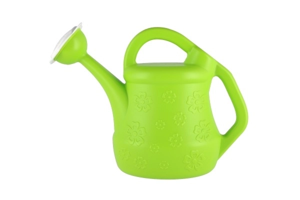 Arrosoir en plastique avec motif fleuri