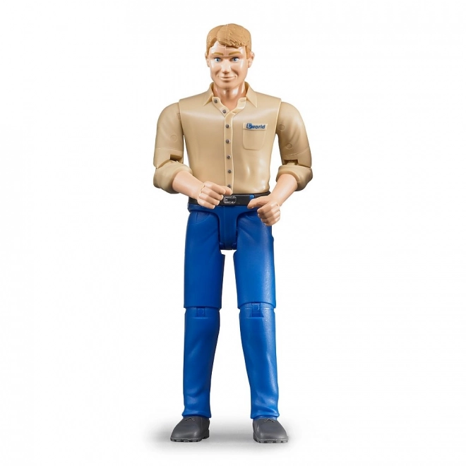 Figurine Bruder BWORLD homme pantalon bleu
