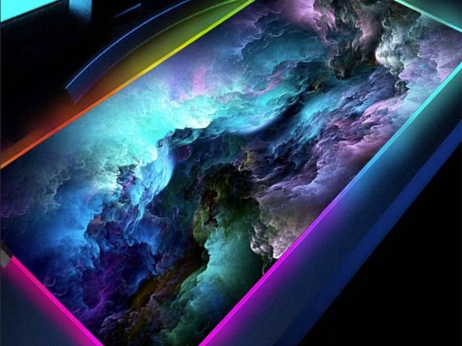Tapis de souris RGB LED XXL