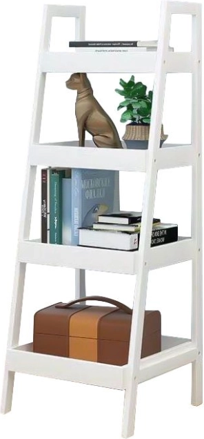 Étagère murale blanche moderne à 4 niveaux ModernHome