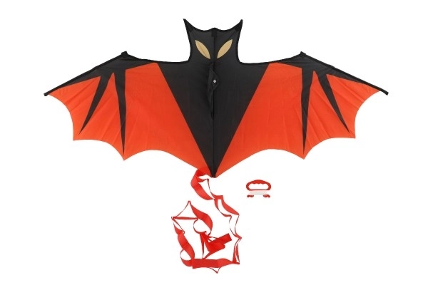 Cerf-volant chauve-souris volant nylon 120x55cm dans un sac en tissu