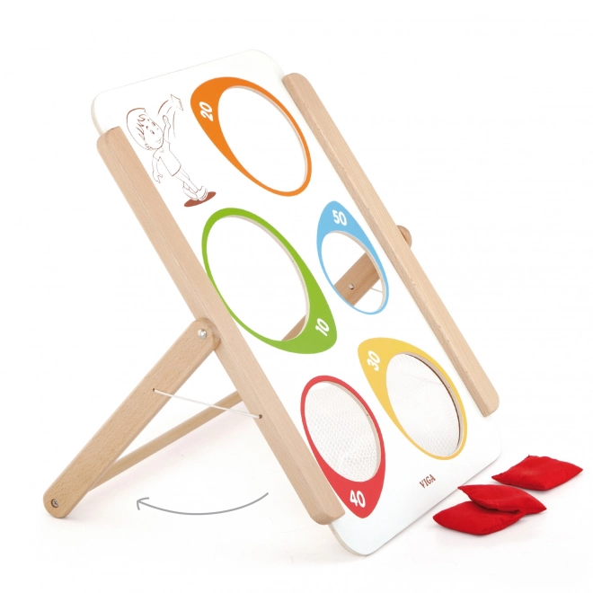 Jeu de lancer sur cible en bois Viga certifié FSC