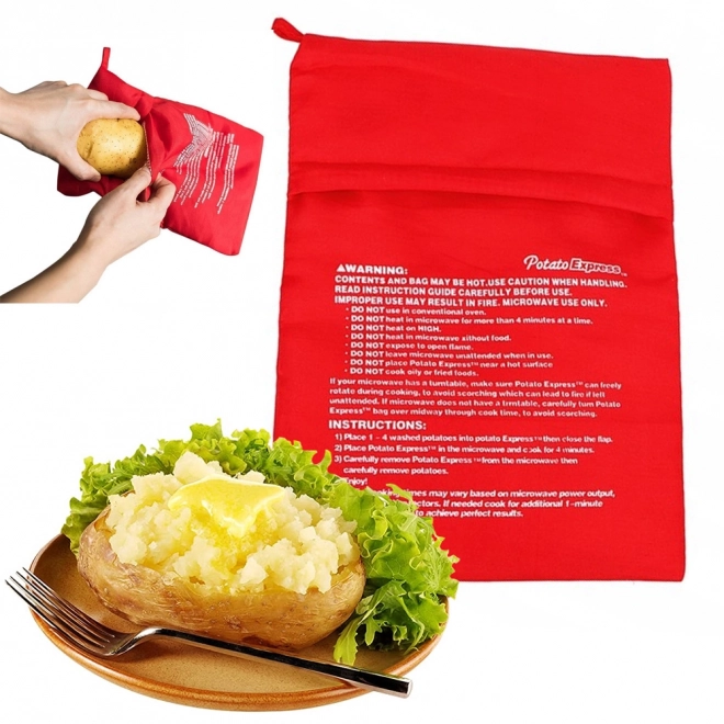 Pocket de pommes de terre pour micro-ondes
