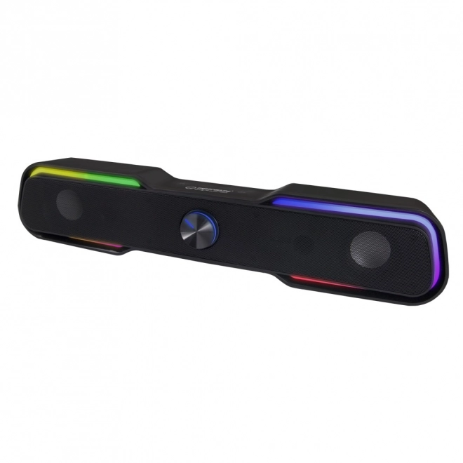 Barre de son USB avec éclairage LED Apala