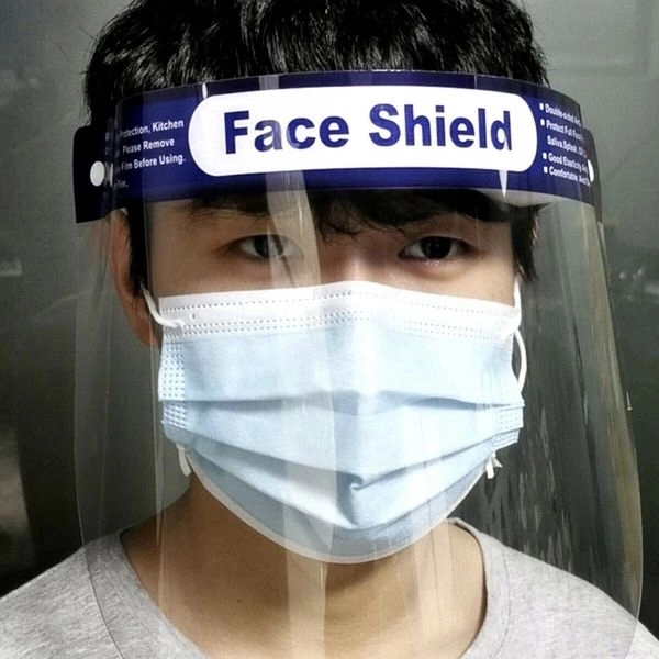Écran facial de protection en PVC