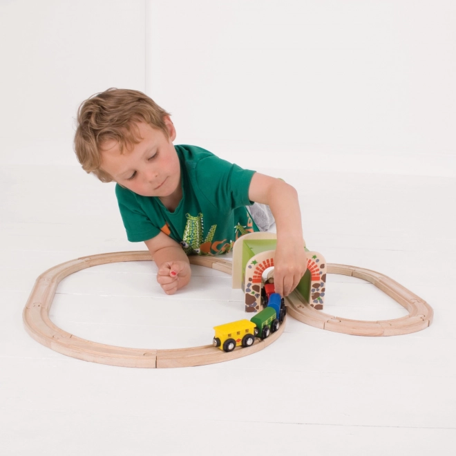 Bigjigs Rail Tunnel ferroviaire double
