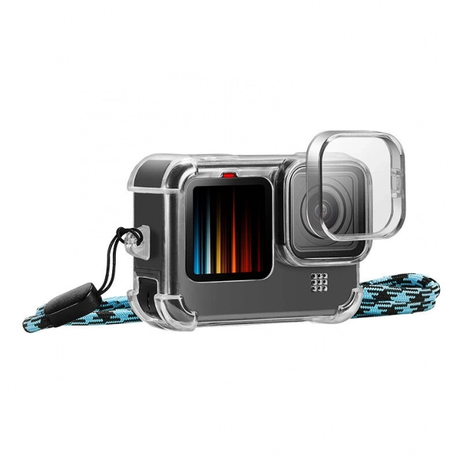 Étui de Protection avec Couvercle d'Objectif et Sangle de Cou pour GoPro Hero 9 / 10 / 11