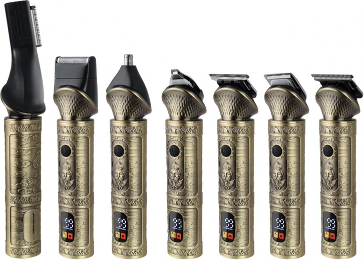 7 têtes interchangeables pour un style complet