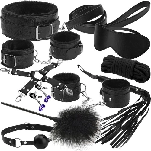 Ensemble érotique BDSM - Noir