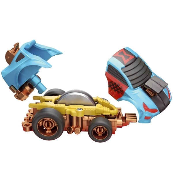 Auto Boom City Racers mix plastique types dans un tube plastique 21x6,5x6cm