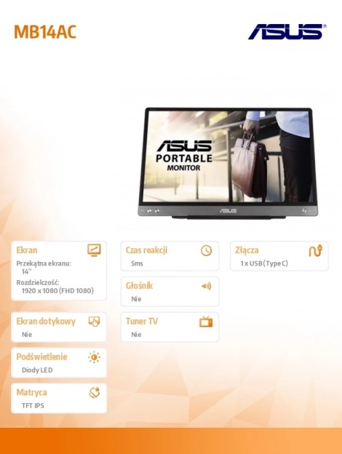 Moniteur portable 14" ASUS