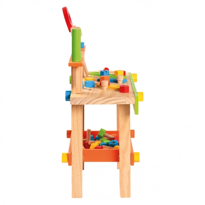 Bino Table d'atelier pour enfants avec outils