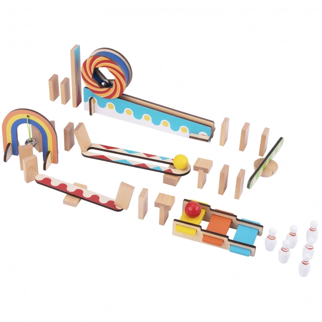 Blocs de construction en bois domino / puzzle domino Tooky Toy