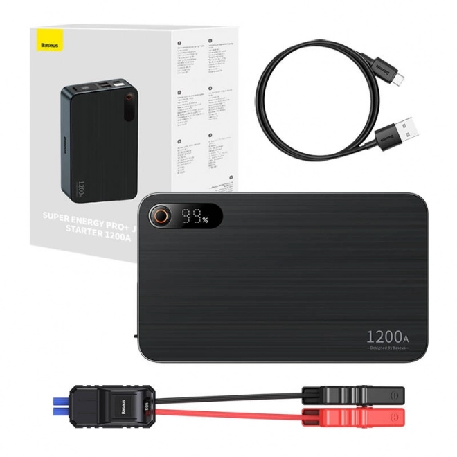 Démarreur de voiture Baseus Black Super Energy Pro+
