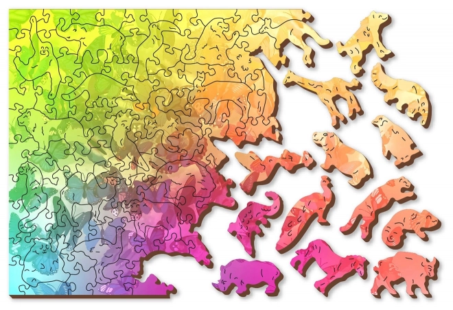 Puzzle en bois Rêve de papillon 2en1