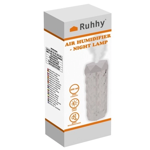 Humidificateur décoratif avec lampe de nuit Ruhhy