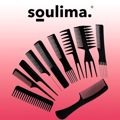 Peignes de coiffure - ensemble de 10 pcs