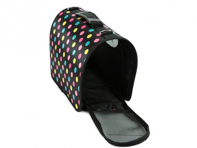 Sac de transport pour animaux à pois