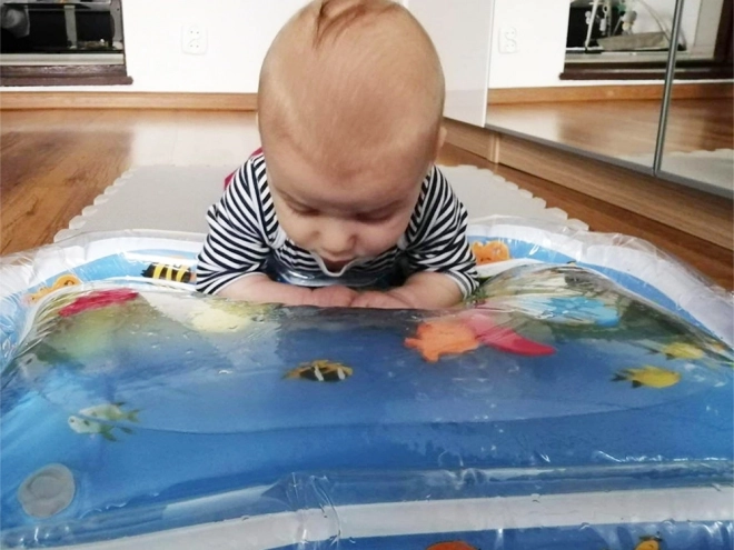Tapis sensoriel aquatique gonflable pour tout-petits