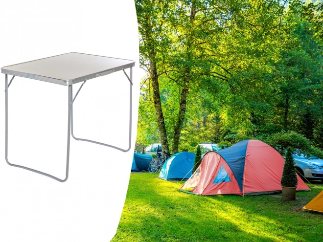 Table de camping pliable