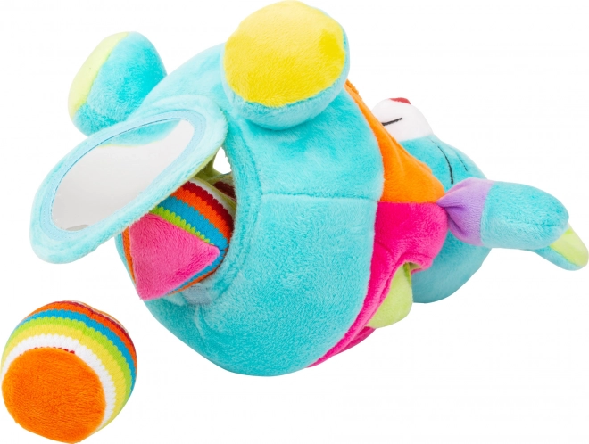 Petite souris emboîtable en peluche