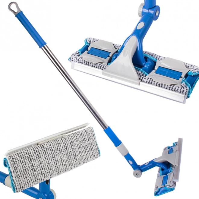 Brosse de fenêtre avec raclette télescopique