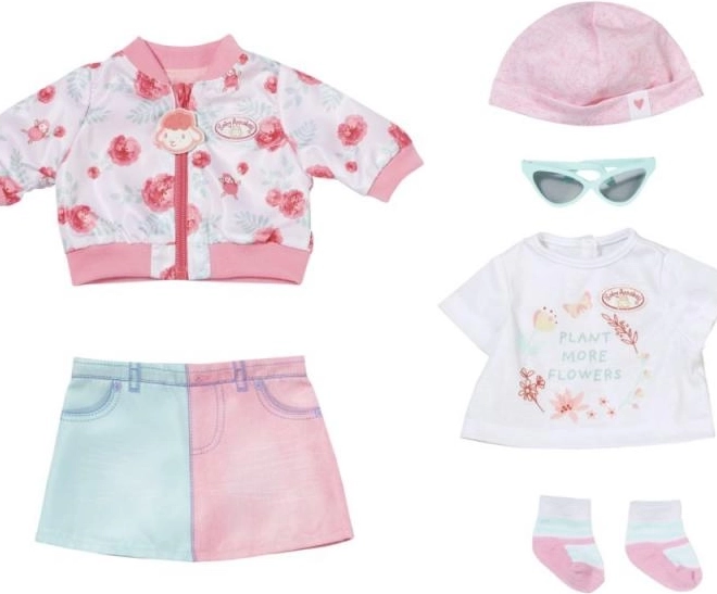 Baby Annabell ensemble de printemps deluxe pour poupée 43 cm