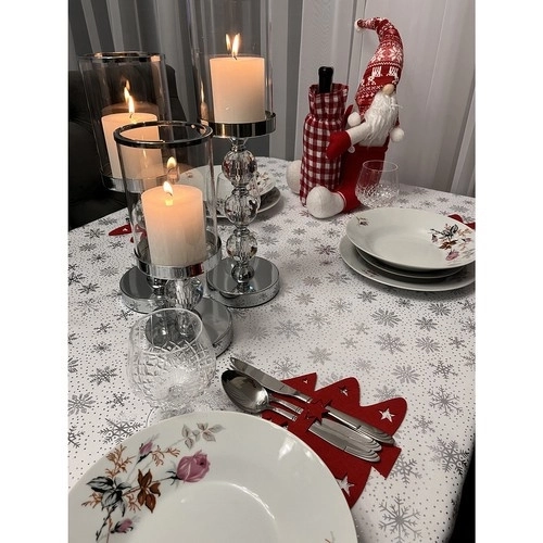 Accessoires de Noël pour couverts - sapins Ruhhy, 12 pièces