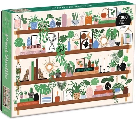 Puzzle Galison Étagère avec plantes 1000 pièces