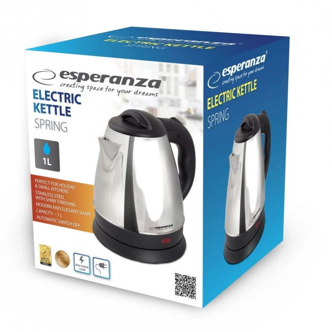 Bouilloire en argent Spring 1,0 l