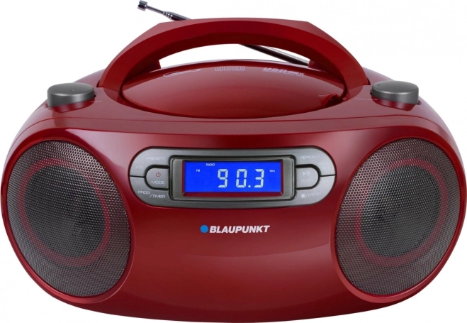 Boombox avec FM, CD, MP3, USB, AUX, horloge et réveil