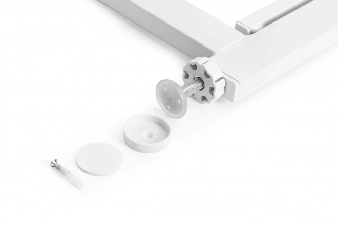 Barrière de sécurité pour escaliers et portes, 74-105 cm, acier, ECOTOYS