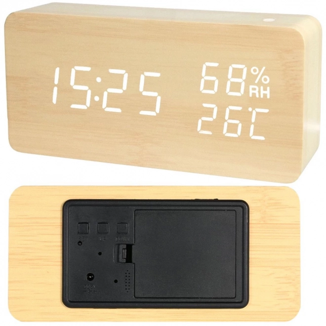 Réveil électronique moderne avec USB