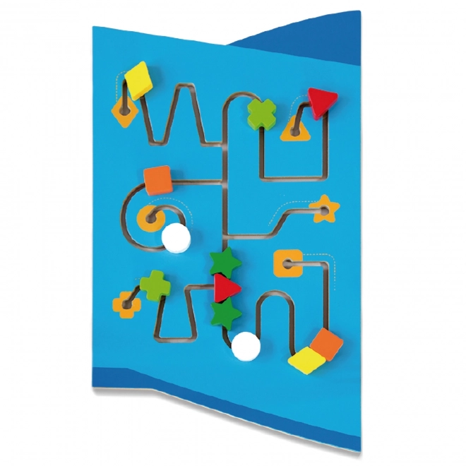 Tableau sensoriel mural en bois Avion VIGA Montessori