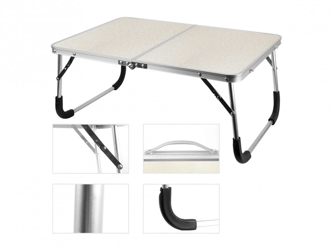 Table de camping pliable pour tente