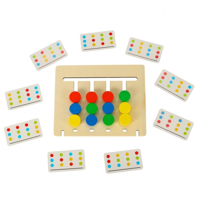Jouet éducatif en bois Montessori - Association des couleurs des fruits