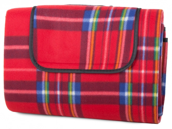 Couverture de pique-nique pliable rouge 150 x 200 cm