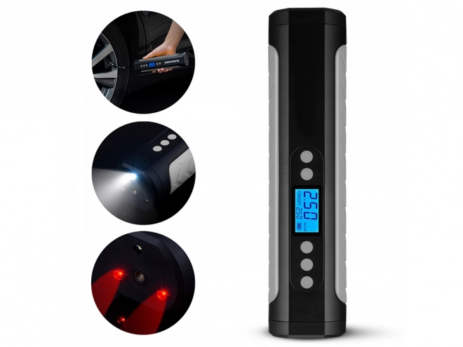 Pompe à compresseur portable à batterie avec écran LCD