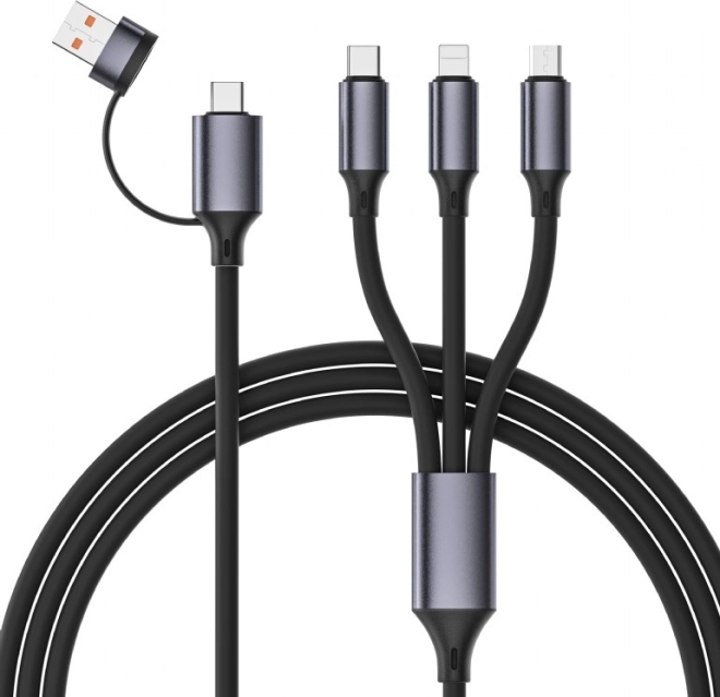 Câble de charge universel 4‑en‑1 USB 1,5 m