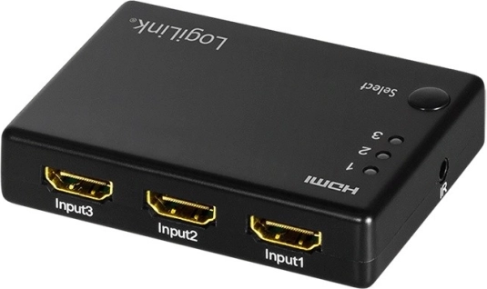 Commutateur HDMI 3x1 avec télécommande, 1080p/60 Hz
