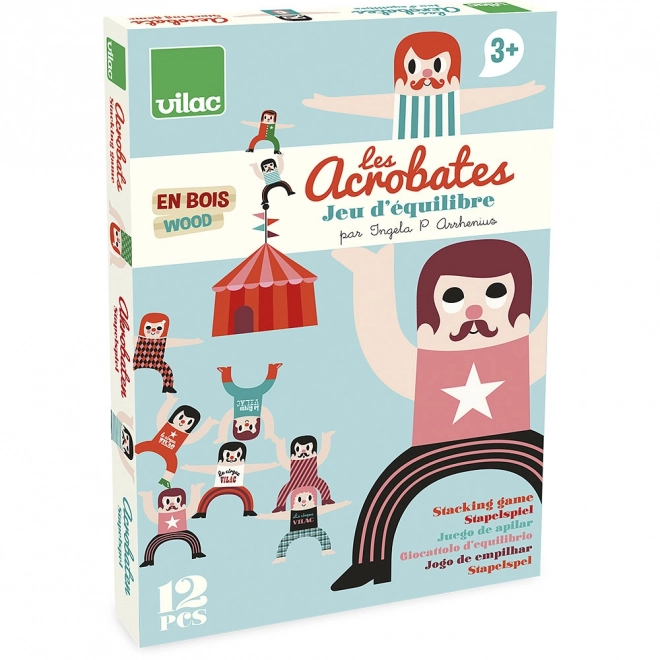 Vilac Figurines en bois acrobates