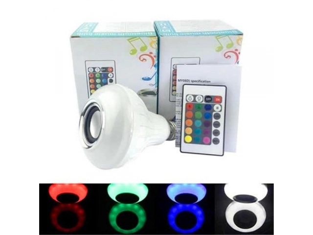 Ampoule LED colorée avec haut-parleur Bluetooth