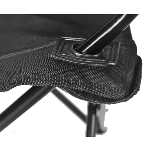 Chaise / Fauteuil pliant de pêche / camping - noir
