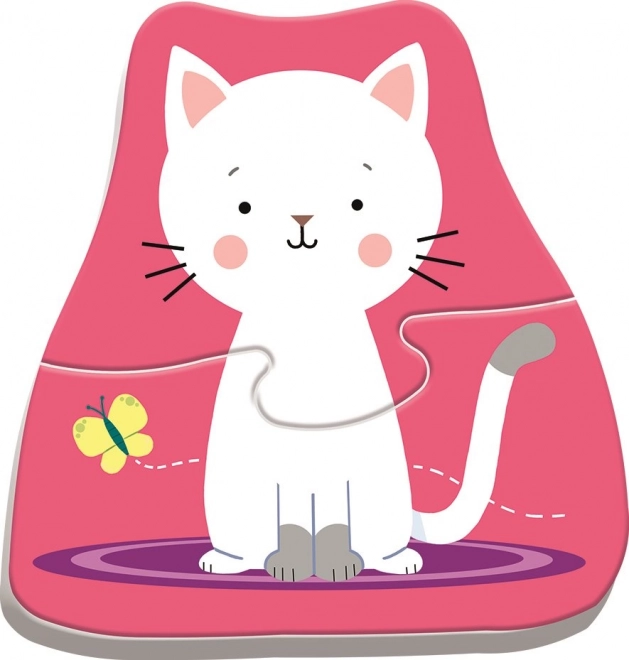 Puzzle bébé avec animaux - 8 pièces